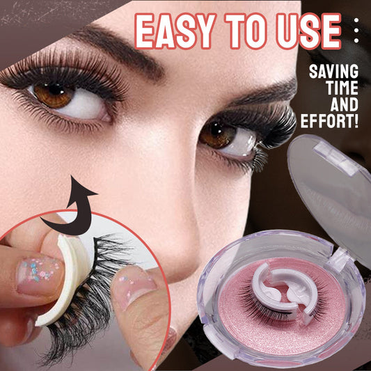 ?Buy 2 Get 1 Free?Waterproof & Reusable Self-Adhesive Eyelashes