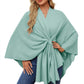 🎁LAST DAY 49% OFF-Elegant Shawl Wraps Soft Open Front Poncho Sweater