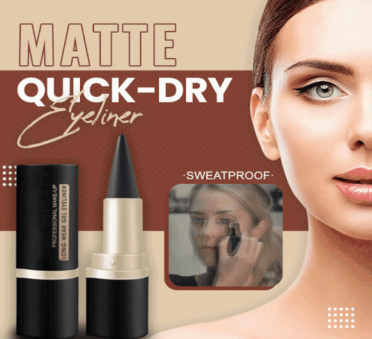 ⏰Last 4 hours Sale💄Matte Quick-Dry Eyeliner – Waterproof, Smudge-Proof & Gift-Ready! 🎁