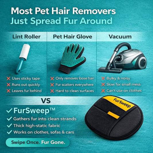 🐶😻FurSweep Glove — Remove ALL Pet Hair in One Swipe🏠💕
