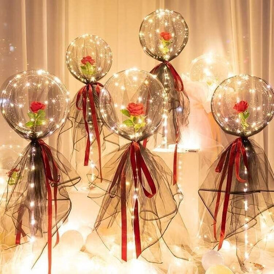 🎈LED Luminous Balloon Rose Bouquet