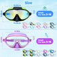 🔥EASTER GIFT – ONLY £9.99!!🏆#1 Bestselling🏊‍♀️HD children's large frame waterproof and anti-fog swimming goggles