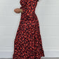 🔥BUY 2 GET 10% OFF💃Heart Smocked Midi Dress