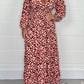 🔥BUY 2 GET 10% OFF💃Heart Smocked Midi Dress