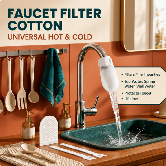⚡ 50K+ SOLD! Almost Gone 💥⏰ Anti-Splash Kitchen Faucet Filter – Removes Sediment & Rust, Softens Water & Fits Most Taps 💧✨
