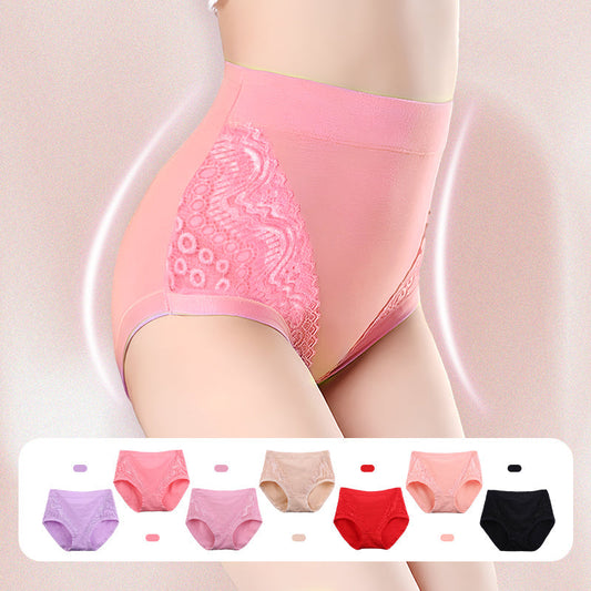 💝Plus Size High Waist Leak Proof Cotton Panties🌸