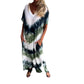 🎁NEW STYLE 49% OFF🎁Casual Loose Printed V-Neck Long Dress