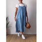 🔥Promotion - 49% discount👗Women's Simple Cotton Linen Sling Dress