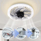 2-in-1 Mute Adjustable Fan Light with Remote Control