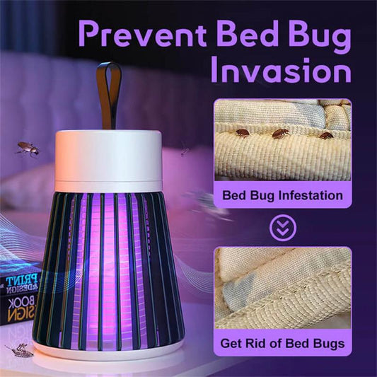 🔥LAST DAY SURPRISE PRICE: ￡8.99!!🔥USB/Rechargeable Mosquito & Fly Trap Lamp