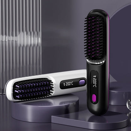 💞This Week's Special Price £16.99💞Cordless Ceramic Heated Hair Straightening Comb