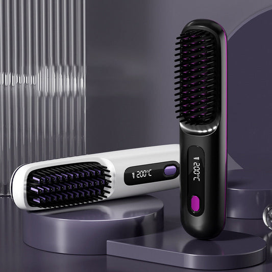💞This Week's Special Price £16.99💞Cordless Ceramic Heated Hair Straightening Comb