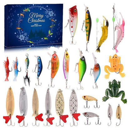 🎄Christmas Sale 49% OFF🎅Sturdy Realistic Fishing Lures with Advent Calendar Display Set