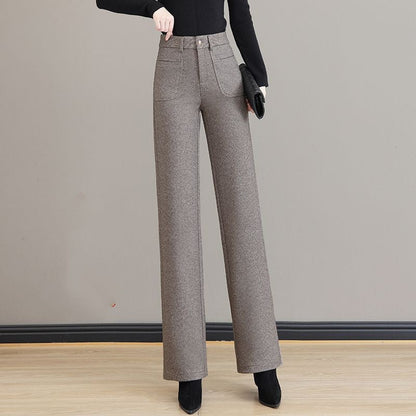 🎁Gift For Her🎁Women's High Waisted Thermal Straight Leg Pants