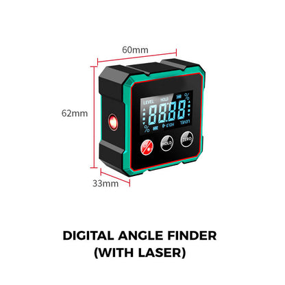 🔥This Week's Special Price: ￡11.99!!🔥Magnetic Digital Angle Finder with Electronic Laser