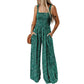 🏖️Summer Hot Sale 50% OFF!🌼Women’s Casual Print Sleeveless Overalls Jumpsuits
