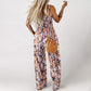 🏖️Summer Hot Sale 50% OFF!🌼Women’s Casual Print Sleeveless Overalls Jumpsuits