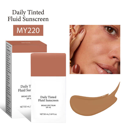 💗LAST DAY - BUY 1 GET 1 FREE💗Daily Tinted Fluid Sunscreen Foundation