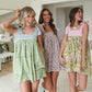 Women's Casual Square Neck Sleeveless Mini Dress
