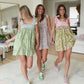 Women's Casual Square Neck Sleeveless Mini Dress