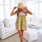 Women's Casual Square Neck Sleeveless Mini Dress