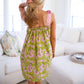 Women's Casual Square Neck Sleeveless Mini Dress