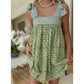 Women's Casual Square Neck Sleeveless Mini Dress