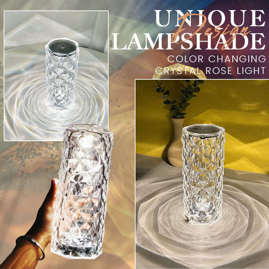 🎁Limited Time Special Price ￡10.99!!🎁Touching Control Rose Crystal Lamp