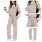 🔥LAST DAY 60% OFF!✨Women's Crew Neck Top & Drawstring Pants Set