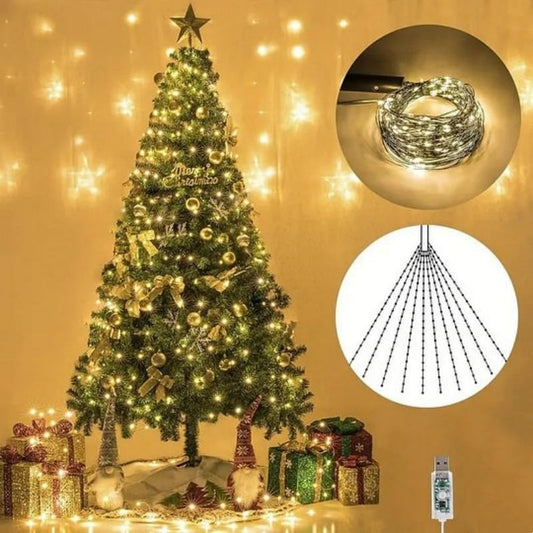 🎅CHRISTMAS SEASON SPECIAL PRICE £10.99!!✨Waterproof Christmas LED Firefly Twinkle Bunch Lights
