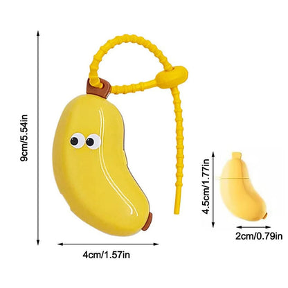 ⏳Limited-time 50% off⏰Travel Portable Cute Banana Toothbrush Storage Case with Toothpaste Dispenser🪥🍌