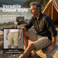 ⭐ Limited Time Deal -￡12.99!!🏆Men's Casual Cargo Shorts with Drawstring Waist