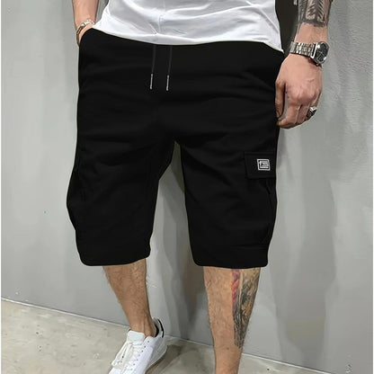 ⭐ Limited Time Deal -￡12.99!!🏆Men's Casual Cargo Shorts with Drawstring Waist
