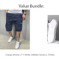 ⭐ Limited Time Deal -￡12.99!!🏆Men's Casual Cargo Shorts with Drawstring Waist