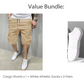 ⭐ Limited Time Deal -￡12.99!!🏆Men's Casual Cargo Shorts with Drawstring Waist