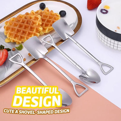 🎉 2026 Bestseller | Fun Dessert Spoon Set (4PCS) | Must-Have for Parties 🥳【-50% Off】
