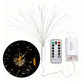 Solar Powered Hanging Fireworks Lights, Smart LED Copper Wire String Lights, Adjustable 8 Modes Flashing, Outdoor Garden Decorations, Outdoor Garden Lighting