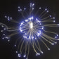 Solar Powered Hanging Fireworks Lights, Smart LED Copper Wire String Lights, Adjustable 8 Modes Flashing, Outdoor Garden Decorations, Outdoor Garden Lighting
