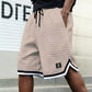 📢2026 NEW ARRIVALS🩳Drawstring Waist Sport Shorts with Striped Hem