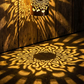 💡Last Week Sale Only £7.99!!💓Solar Mandala Wall Lights Outdoor, 7 Color Changing Waterproof Solar Fence Lights for Garden Patio Yard Backyard Decor🎁🏠