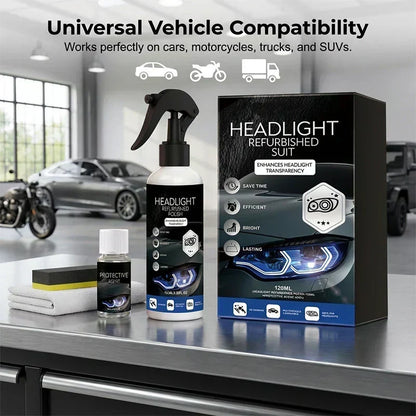 🚗Buy 2 Get 1 NOW!!🔆Professional Car Headlight Restoration Kit🫧 – Removes yellowing & scratches, restores clarity & UV protection – easy DIY solution ✨