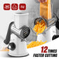 🧀🥕 50% OFF!  | 3-in-1 Rotating Cheese Slicer & Vegetable Grater!