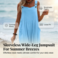 🌊Last Day Special Price : £ 14.99 ✨Sleeveless Wide-Leg Jumpsuit For Summer Breezes🏖️
