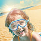 🔥EASTER GIFT – ONLY £9.99!!🏆#1 Bestselling🏊‍♀️HD children's large frame waterproof and anti-fog swimming goggles