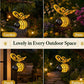 🌙 🐝Surprise Price: Only £10.99!!!🍃🪴Hanging Solar Bee Light – Warm Amber Glow, Flicker-Free, Perfect for Garden Parties, Camping, or Kids’ Rooms – Spread Joy Day and Night 🌞🌜