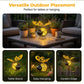 🌙 🐝Surprise Price: Only £10.99!!!🍃🪴Hanging Solar Bee Light – Warm Amber Glow, Flicker-Free, Perfect for Garden Parties, Camping, or Kids’ Rooms – Spread Joy Day and Night 🌞🌜