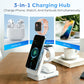 🔥 50% OFF! 🔋 3-in-1 Foldable Magnetic Charging Stand | Wireless Charging Station for Phone, Watch & Earbuds | Compact & Space-Saving ✨