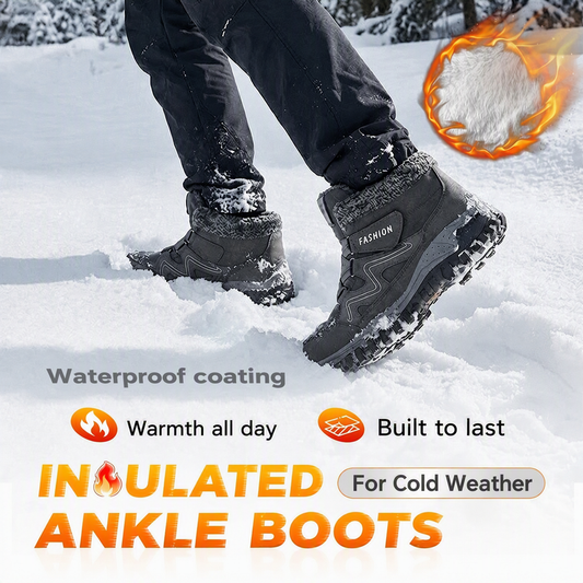 ⏳LIMITED TIME PRICE￡19.99!!🔥Unisex Thermal Winter Outdoor Ankle Boots