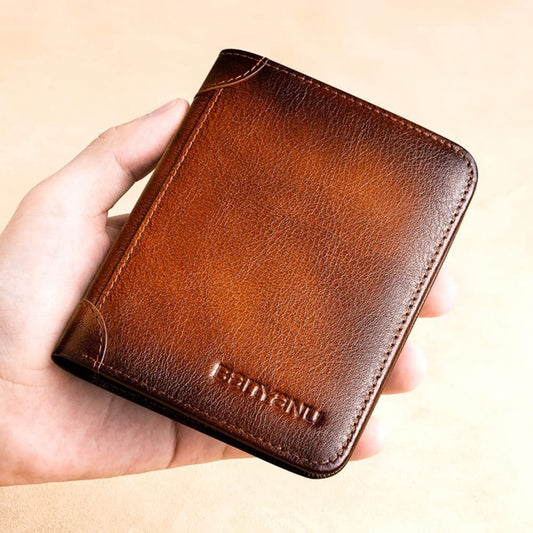 💕FATHER'S DAY PROMOTIONS💕 Multi-functional RFID Blocking Waterproof Durable Genuine Leather Wallet🎁