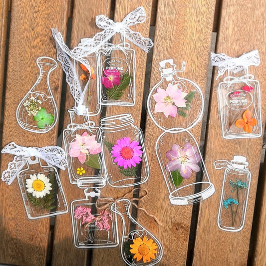 (🔥HOT SALE NOW-49% OFF) Dried Flower Bookmarks Diy Set(without dried flowers) & 30PCS/SET